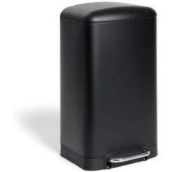 Nettoyage Et Entretien|Gifi Poubelle à pédale 30L métal noir avec bac amovible