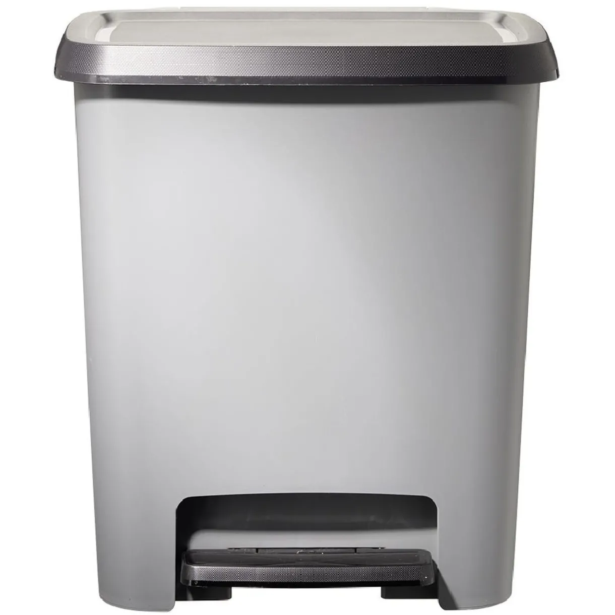 Nettoyage Et Entretien|Gifi Poubelle à pédale plastique gris 25L