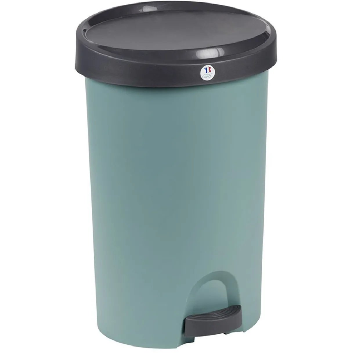 Nettoyage Et Entretien|Gifi Poubelle à pédale vert et gris 27 L