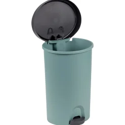 Nettoyage Et Entretien|Gifi Poubelle à pédale vert et gris 27 L