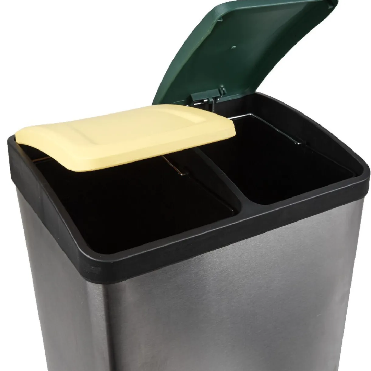 Nettoyage Et Entretien|Gifi Poubelle à pédales tri sélectif 2 x 20 L