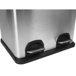 Nettoyage Et Entretien|Gifi Poubelle à pédales tri sélectif 2 x 20 L