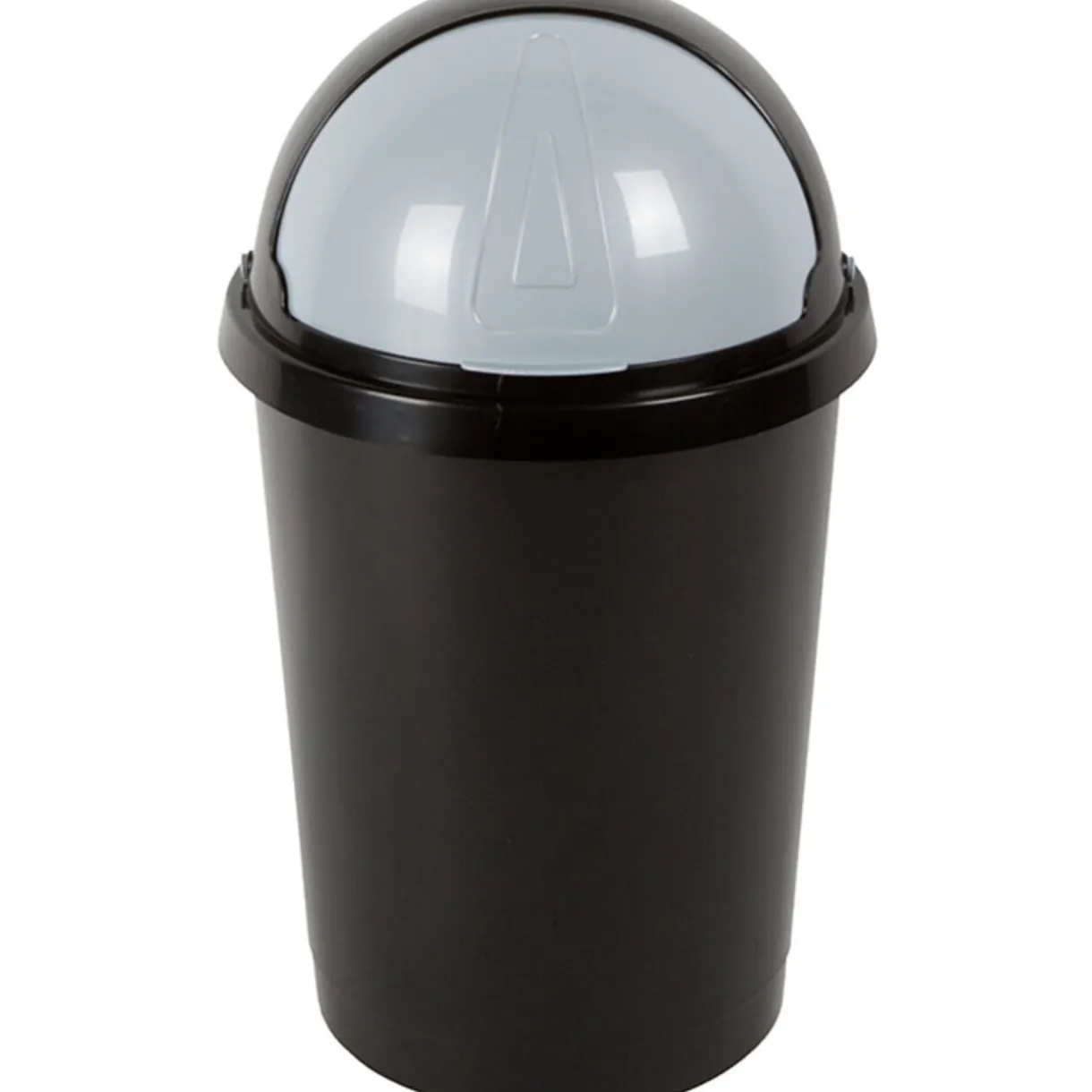 Nettoyage Et Entretien|Gifi Poubelle à rabat 25 L noire grise