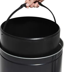 Nettoyage Et Entretien|Gifi Poubelle automatique inox 28 L noire