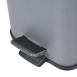 Nettoyage Et Entretien|Gifi Poubelle carrée 3L à pédale métal gris