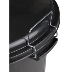 Nettoyage Et Entretien|Gifi Poubelle de jardin noir 70 L