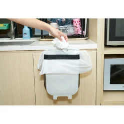 Nettoyage Et Entretien|Gifi Poubelle de porte amovible et rétractable 9 L