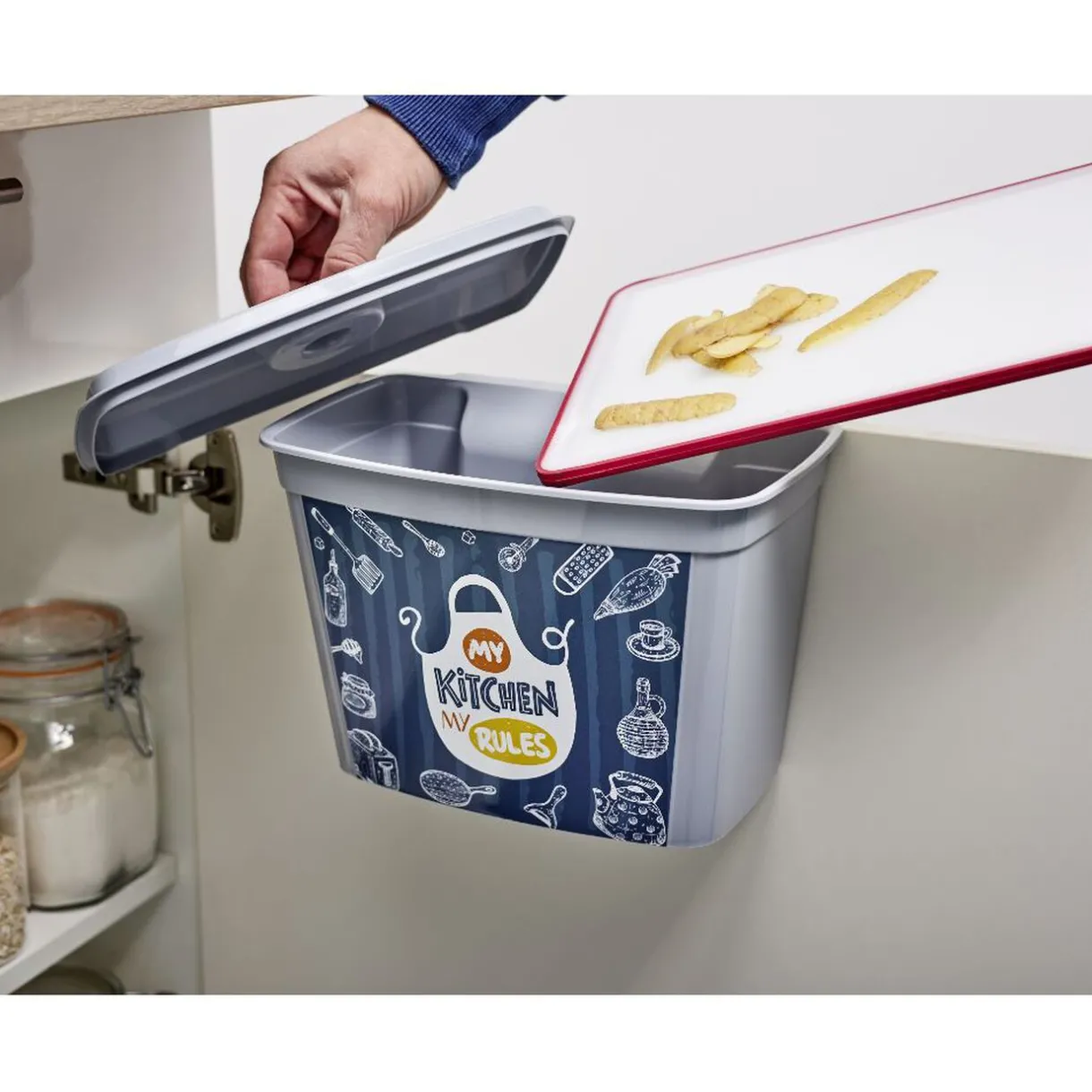 Nettoyage Et Entretien|Gifi Poubelle de porte 4L