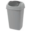 Nettoyage Et Entretien|Gifi Poubelle grise à rabat 15 L
