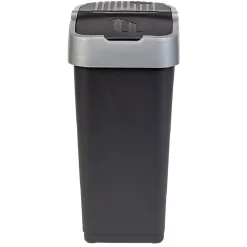 Nettoyage Et Entretien|Gifi Poubelle 35L à couvercle basculant push up H51 cm