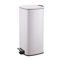 Nettoyage Et Entretien|Gifi Poubelle pédale blanche 30 L