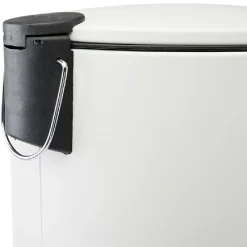 Nettoyage Et Entretien|Gifi Poubelle ronde à pédale blanc 27 L