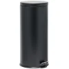 Nettoyage Et Entretien|Gifi Poubelle ronde à pédale métal Noir 30l