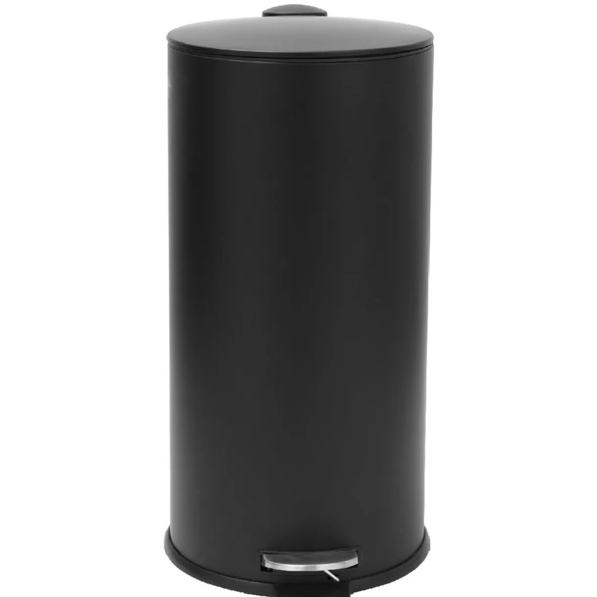 Nettoyage Et Entretien|Gifi Poubelle ronde à pédale noir 27 L