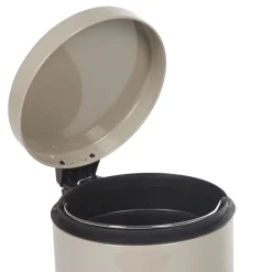 Nettoyage Et Entretien|Gifi Poubelle ronde beige 5 L