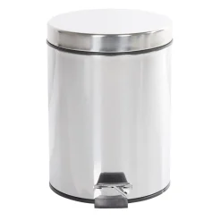 Nettoyage Et Entretien|Gifi Poubelle ronde gris métallisé 5 L