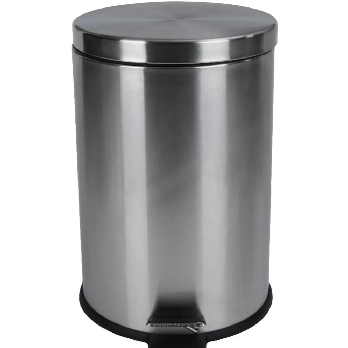 Nettoyage Et Entretien|Gifi Poubelle ronde pédale gris métallisé 20 L