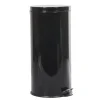 Nettoyage Et Entretien|Gifi Poubelle ronde pédale noir 30 L