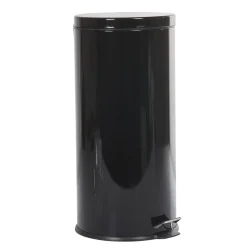 Nettoyage Et Entretien|Gifi Poubelle ronde pédale noir 30 L
