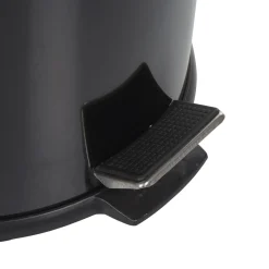 Nettoyage Et Entretien|Gifi Poubelle ronde pédale noir 30 L