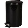 Nettoyage Et Entretien|Gifi Poubelle salle de bain 3 L noire