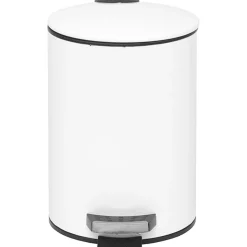 Nettoyage Et Entretien|Gifi Poubelle salle de bain 3 L blanche