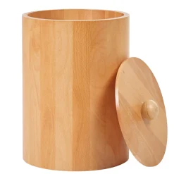 Nettoyage Et Entretien|Gifi Poubelle salle de bain bambou