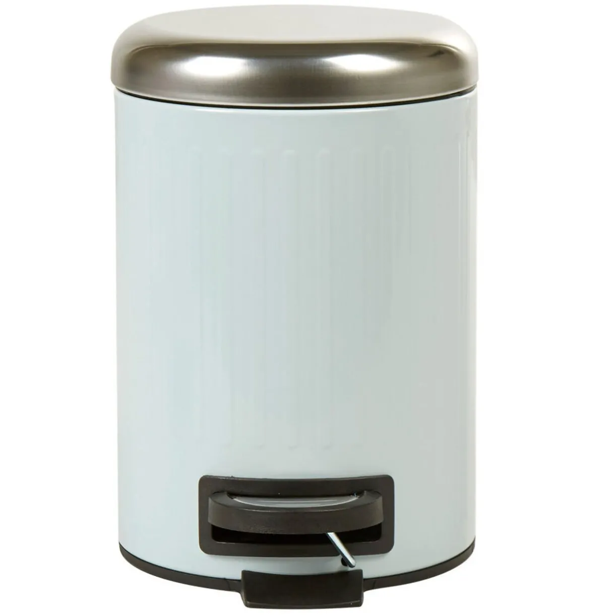 Nettoyage Et Entretien|Gifi Poubelle salle de bain bleu clair 3 L