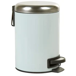 Nettoyage Et Entretien|Gifi Poubelle salle de bain bleu clair 3 L