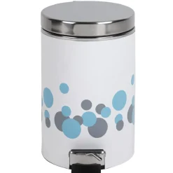 Nettoyage Et Entretien|Gifi Poubelle salle de bain design bulles 3 L