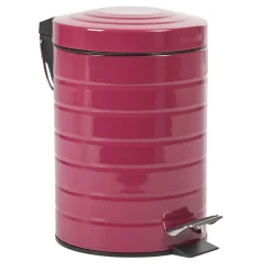 Nettoyage Et Entretien|Gifi Poubelle salle de bain violette 3 L