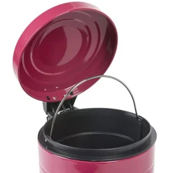 Nettoyage Et Entretien|Gifi Poubelle salle de bain violette 3 L