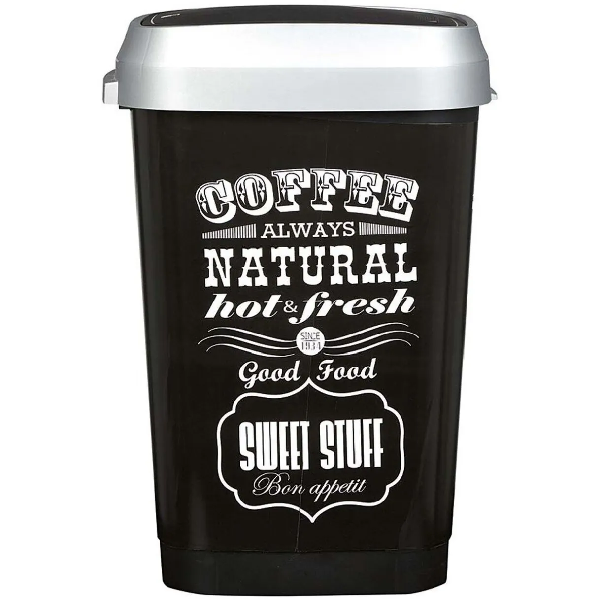 Nettoyage Et Entretien|Gifi Poubelle Swing Coffee Time 50 L