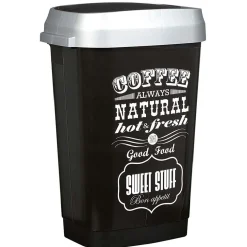 Nettoyage Et Entretien|Gifi Poubelle Swing Coffee Time 50 L