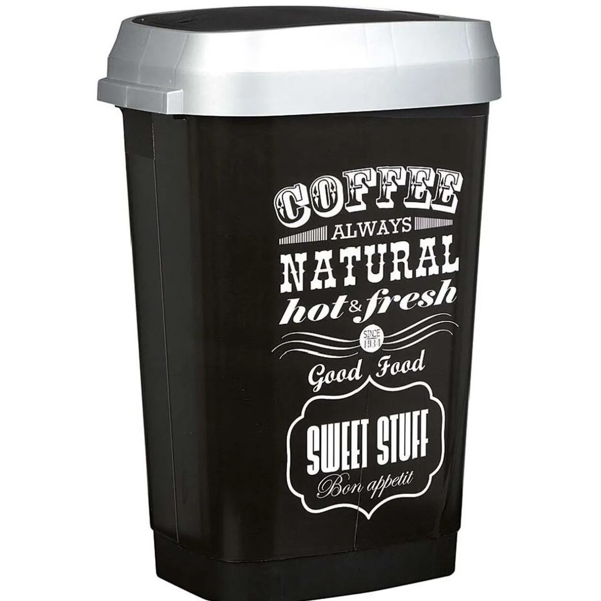 Nettoyage Et Entretien|Gifi Poubelle Swing Coffee Time 50 L