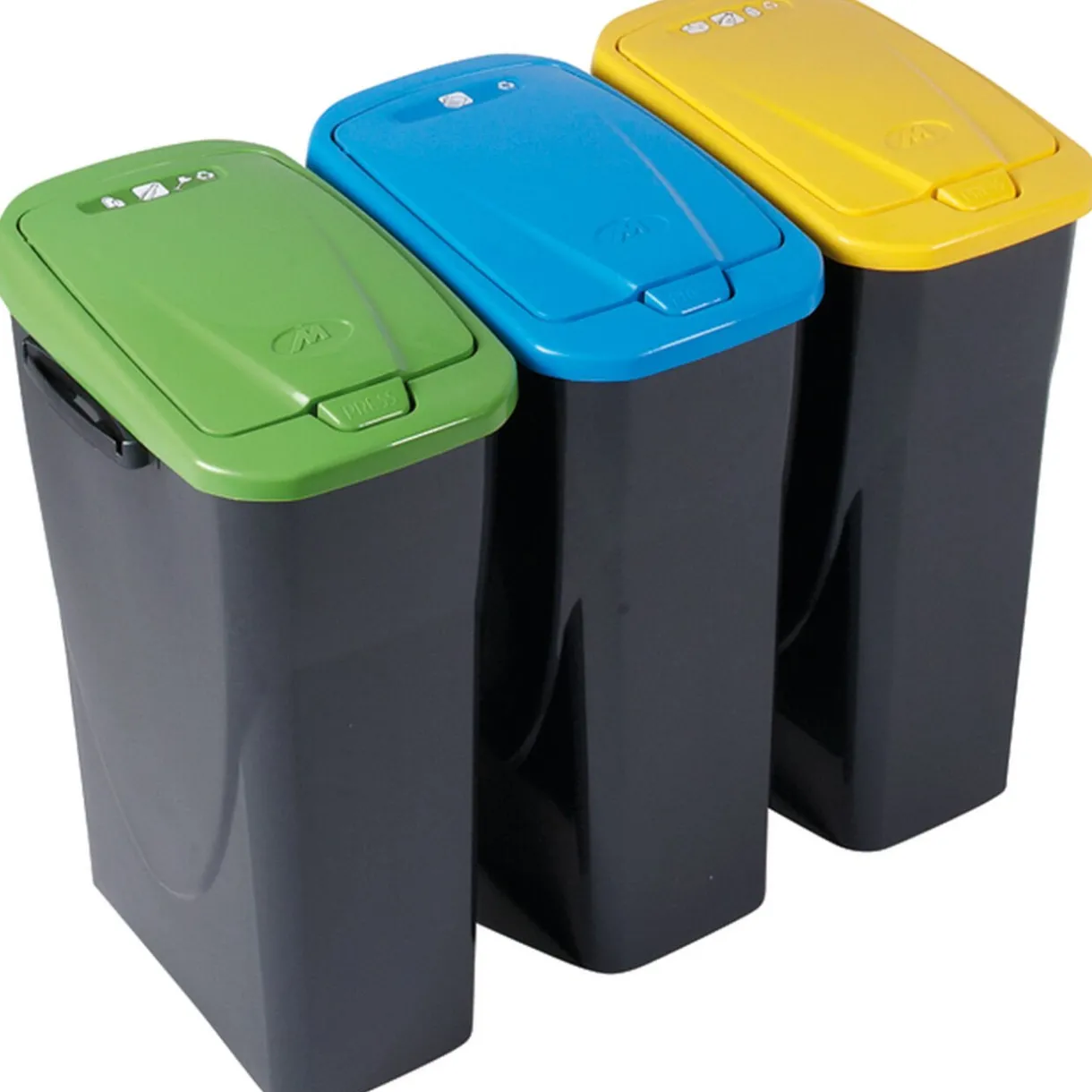 Nettoyage Et Entretien|Gifi Poubelle tri sélectif bleue 25 L