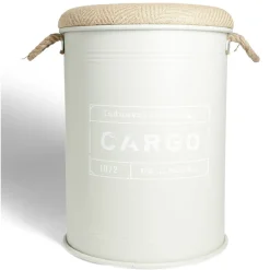 Rangement|Gifi Pouf coffre de rangement grand modèle Ø40xH54,5cm vert