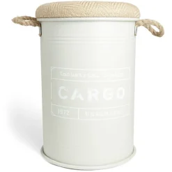 Rangement|Gifi Pouf coffre de rangement moyen modèle Ø34xH49,5cm vert