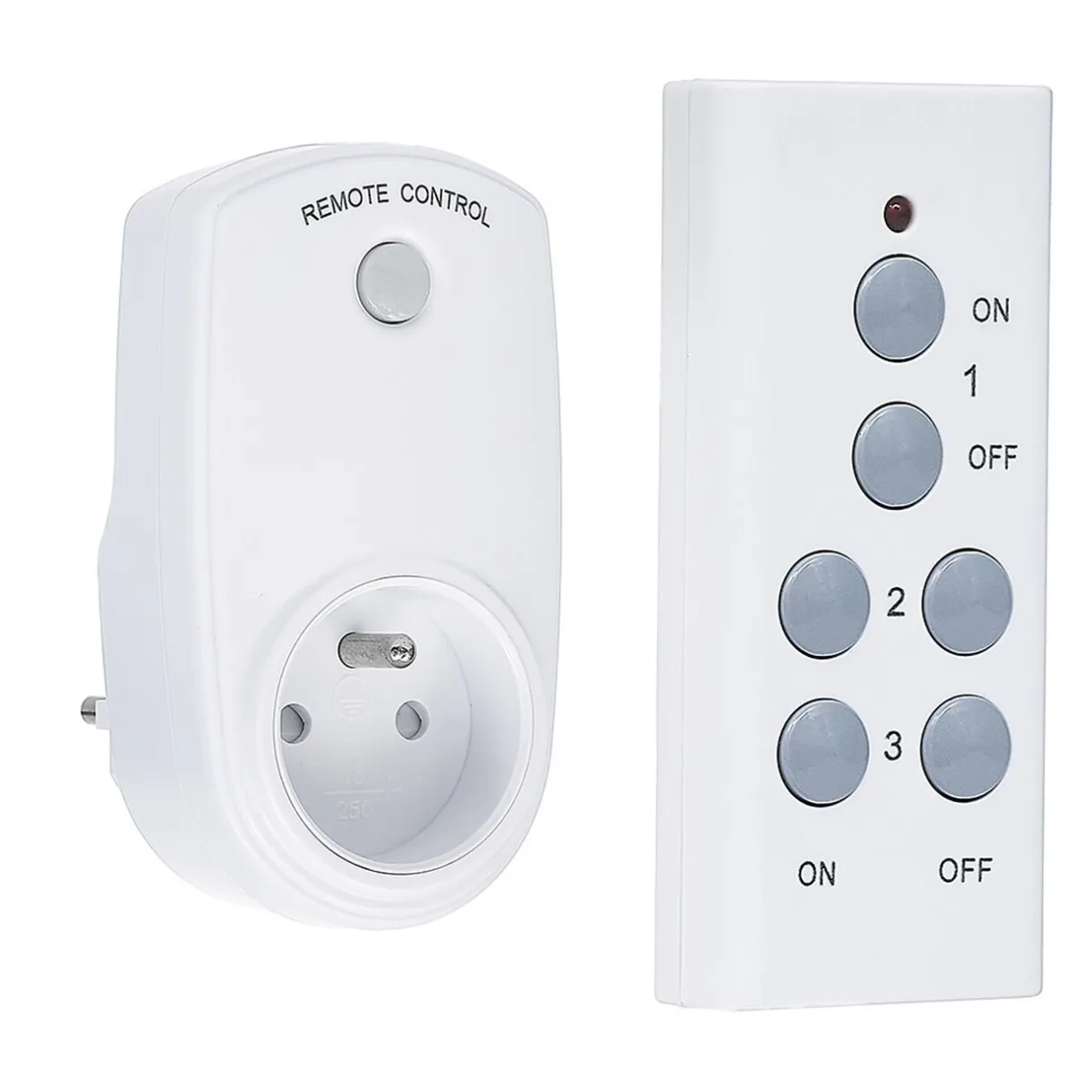 Discount Gifi Prise x2 avec télécommande