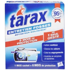 Nettoyage Et Entretien|Gifi Produit Tarax pour traitement fosse 6 mois de protection