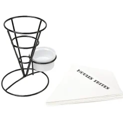 Présentoir frites et 6 papiers^Gifi Sale