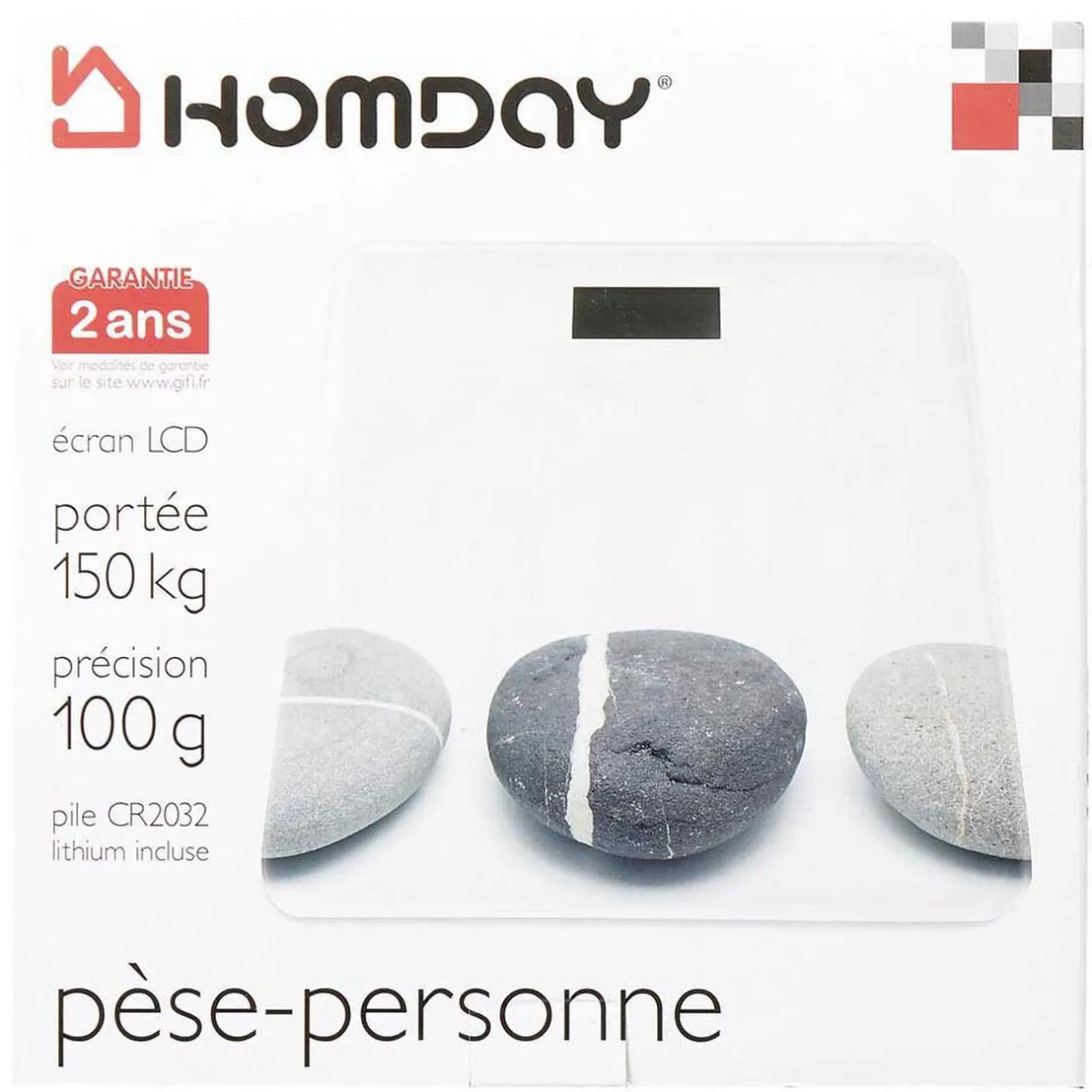 Online Gifi Pèse personne design galet zen