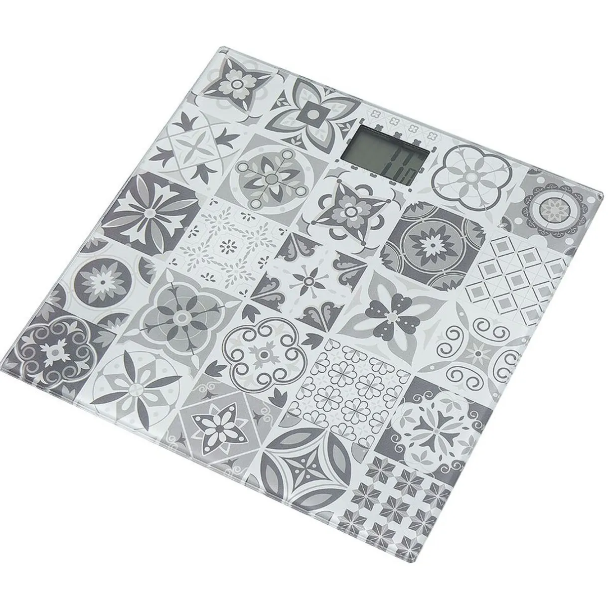 Sale Gifi Pèse personne électronique motif carreau de ciment gris