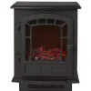 Gifi Radiateur effet cheminée décorative noire