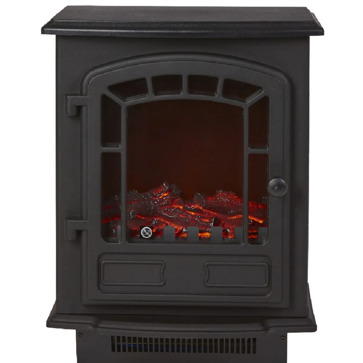 Gifi Radiateur effet cheminée décorative noire