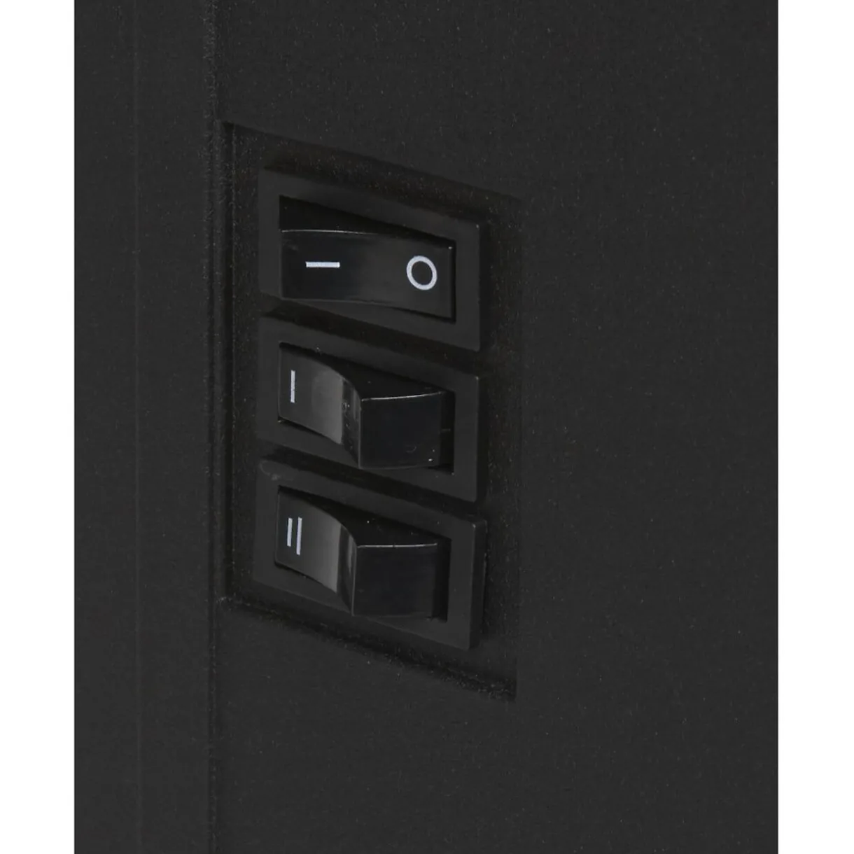 Gifi Radiateur effet cheminée décorative noire