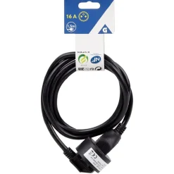 Outlet Gifi Rallonge électrique 16A 1,5m noir