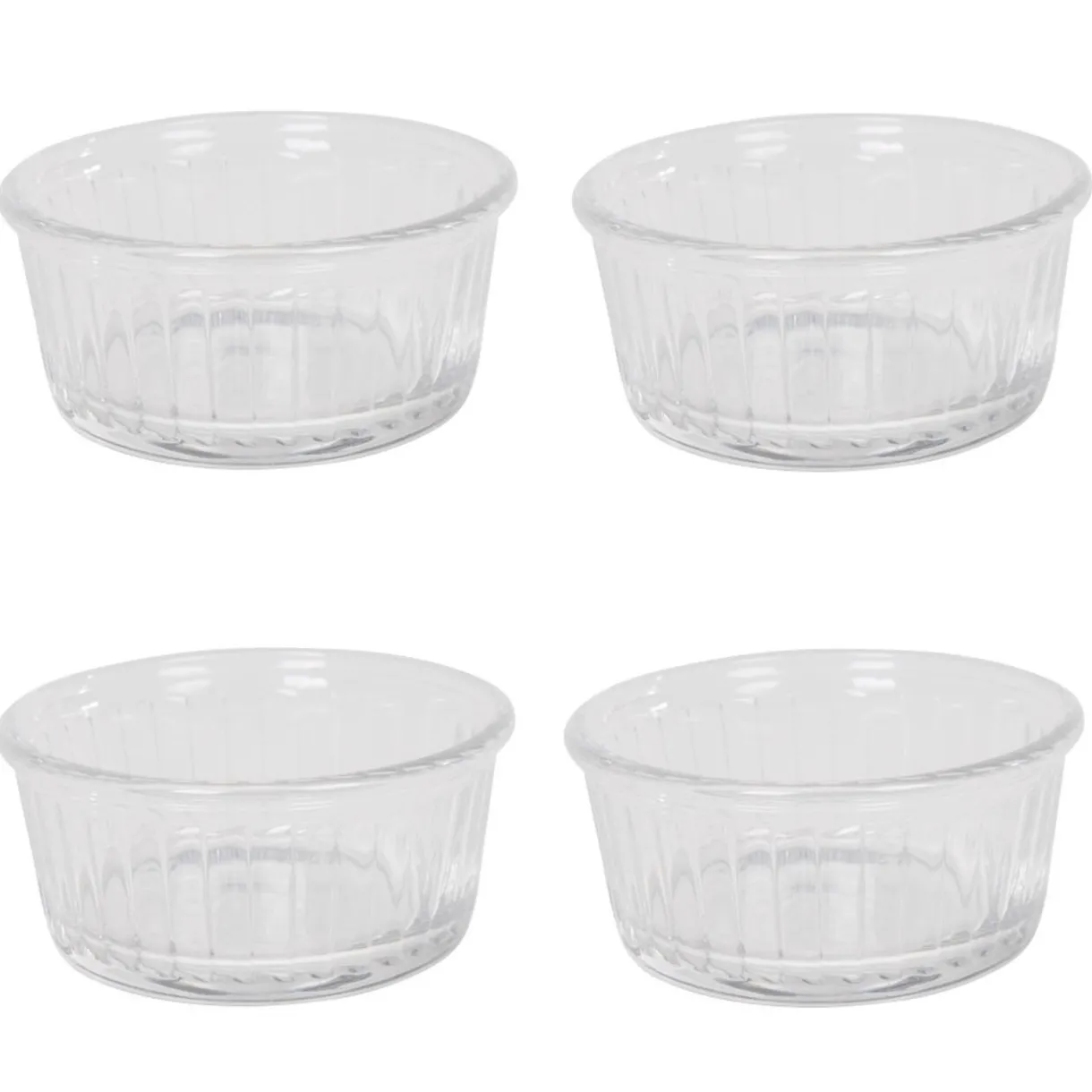 Ramequin individuel verre transparent x4^Gifi New