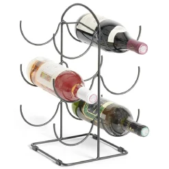 Range bouteille vertical 6 emplacements métal 19x25xH40cm^Gifi Online