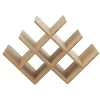 Range bouteilles 8 compartiments bois naturel^Gifi Clearance